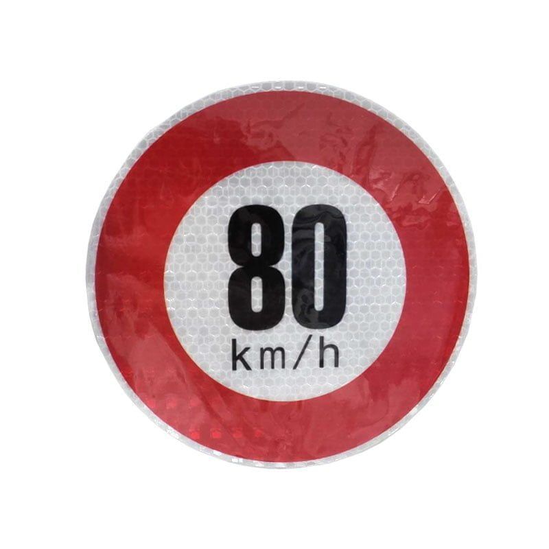 Αυτοκόλλητο Όριο Ταχύτητας 80 km/h - Sticker limit - Angel shopping