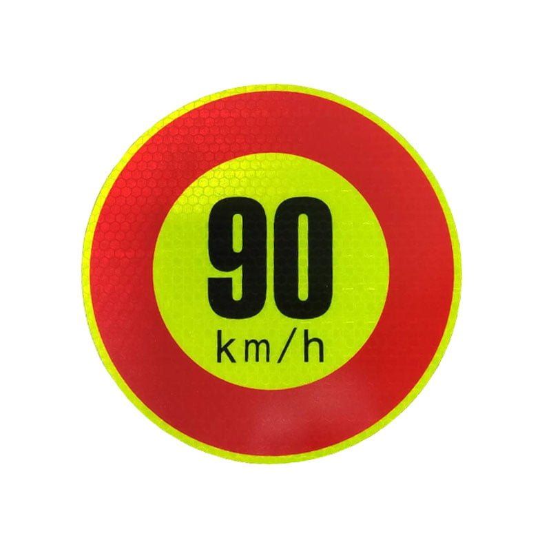 Αυτοκόλλητο Όριο Ταχύτητας 90 km/h - Sticker limit - Angel shopping