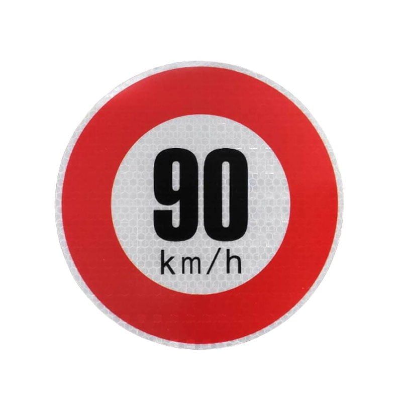 Αυτοκόλλητο Όριο Ταχύτητας 90 km/h - Sticker limit - Angel shopping