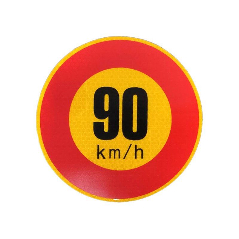 Αυτοκόλλητο Όριο Ταχύτητας 90 km/h - Sticker limit - Angel shopping