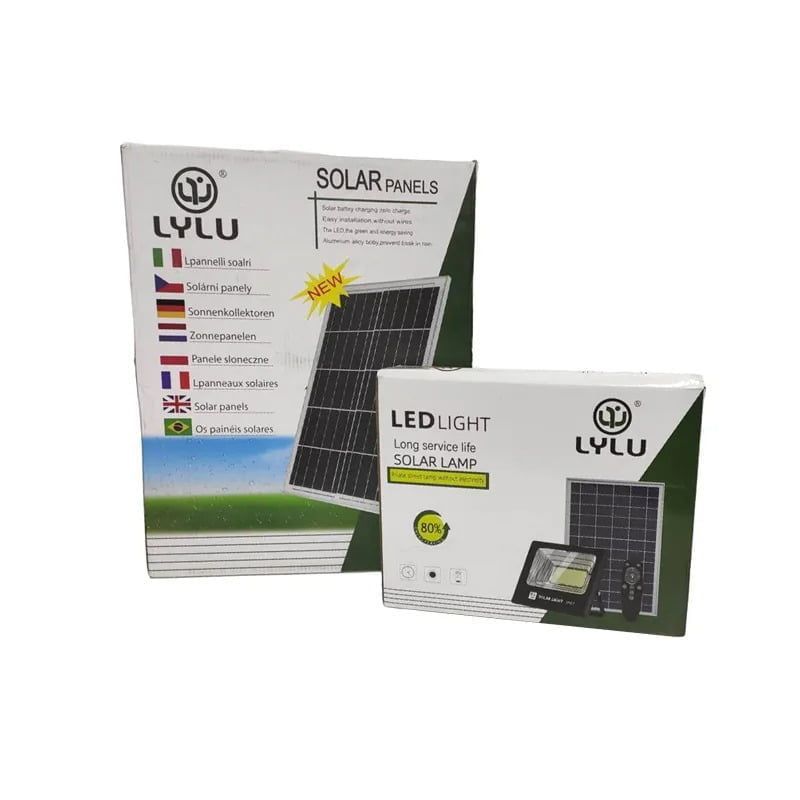 LYLU Ηλιακός προβολέας με τηλεχειριστήριο LED 600W LY68300 - Solar light