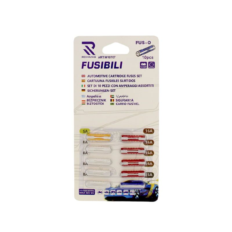 Rchang Ασφάλεια Αυτοκινήτου 10τμχ W10707 - Mini car fuse
