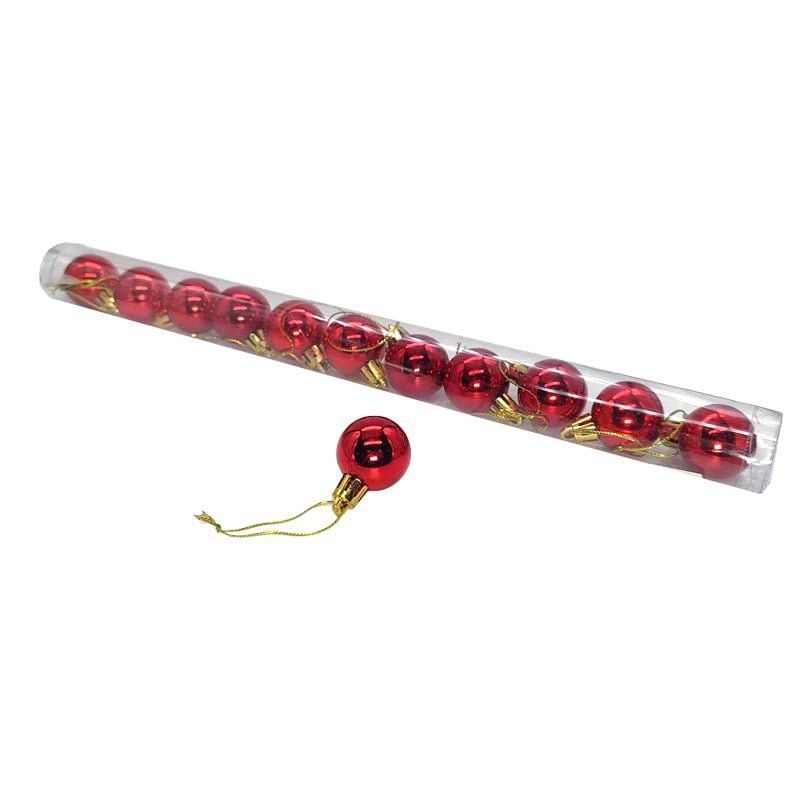 Χριστουγεννιάτικες μπάλες 12τμχ 2.5cm - Christmas Decoration Balls 12pcs