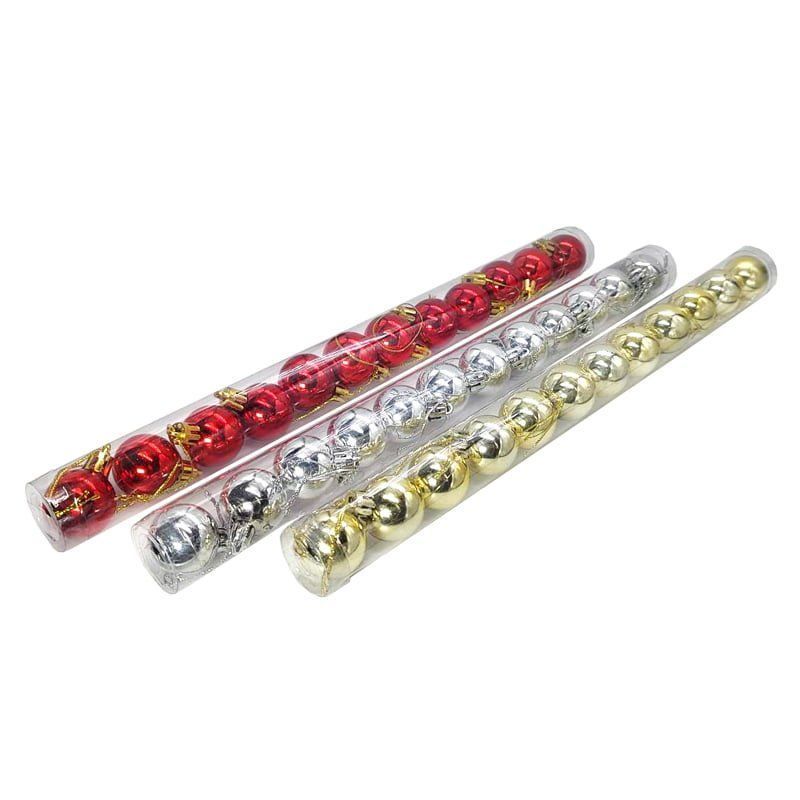 Χριστουγεννιάτικες μπάλες 12τμχ 2.5cm - Christmas Decoration Balls 12pcs