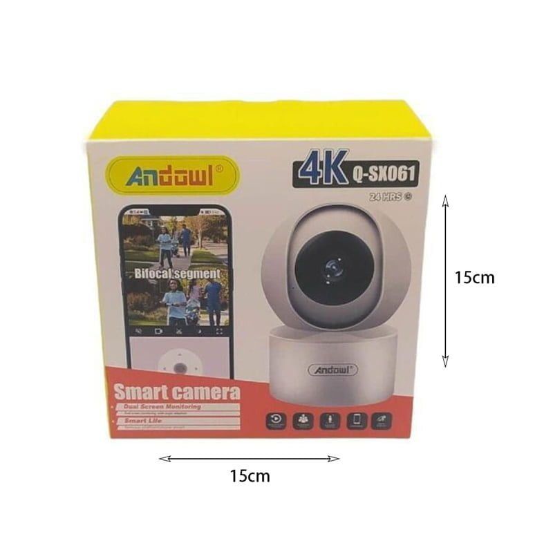 Andowl IP Κάμερα Παρακολούθησης Wi-Fi 4K με Αμφίδρομη Επικοινωνία Q-SX061 - Security camera