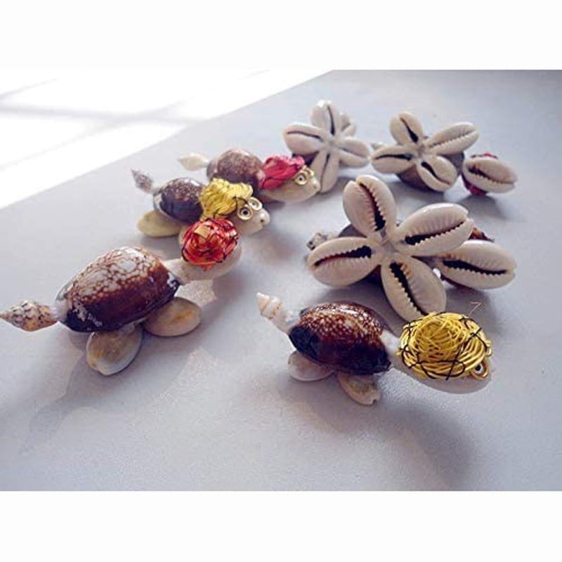Μίνι διακοσμητικό χελωνάκι από κοχύλια 10τμχ - Mini shell turtle