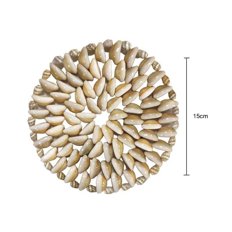 Σουβέρ Διακοσμητικό με Κοχύλια 15cm - Decorative Seashell Coaster 15cm