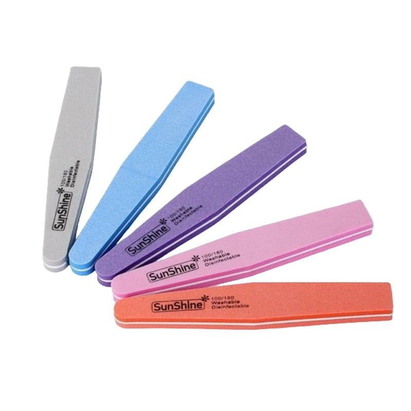 SunShine Λίμα νυχιών buffer διπλής όψης 100/180 10τμχ - Nail file 10pcs