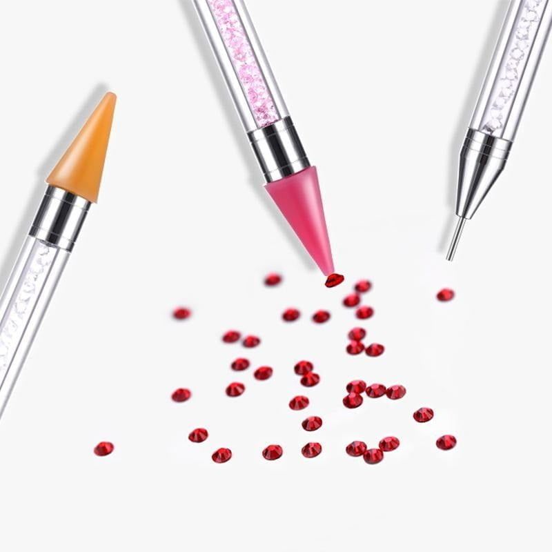 Στυλό Τοποθέτησης Στρας Νυχιών - Double Head Crystal Nail Art Pen - Angel Shopping